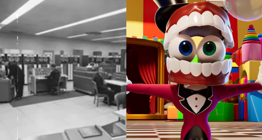 I love how Zooble mentions Caine singing "Daisy Bell" outside their room, because that was the first song ever sung by a computer.