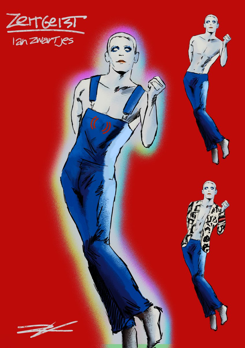 Zeitgeist/Ian Zwartjes, personagem da minha série em quadrinhos "Freakshow".
Ele é uma mistura de Dr Manhattan com Kid Eternity.