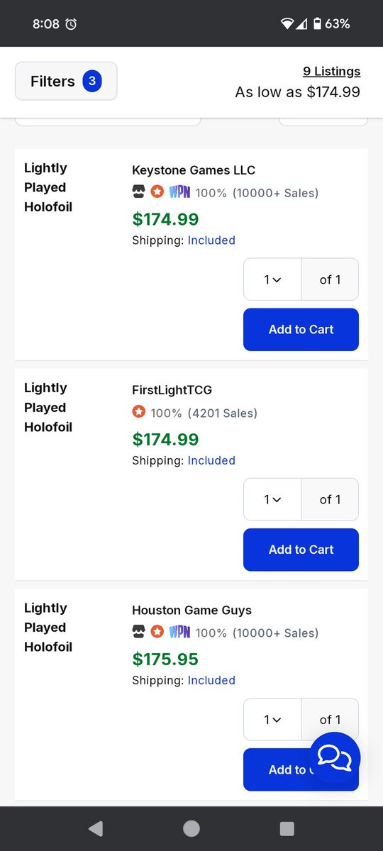 Steal of the night. Glaceon ex SIR LP/NM $155 shipped. $20 below lowest listed LP copy on TCGPlayer (which is mine)

RTs appreciated. Thank you!