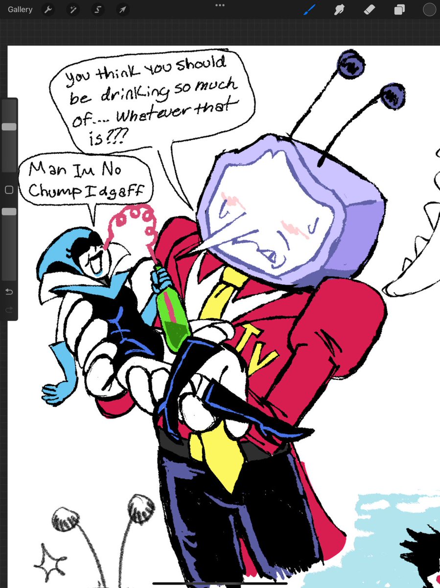 Replaying chapter 3+4 expect moar DR art 😛 #deltarunefanart