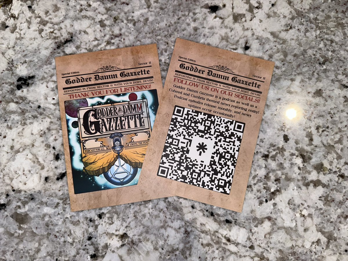 Oh snap! <a href="/GDGazzette/">Godder Damm Gazzette</a> handbills came in and they look AWESOME! Be sure to pick one up at our first ever live event where I’ll be kicking off this stacked lineup with more to be announced soon!!!