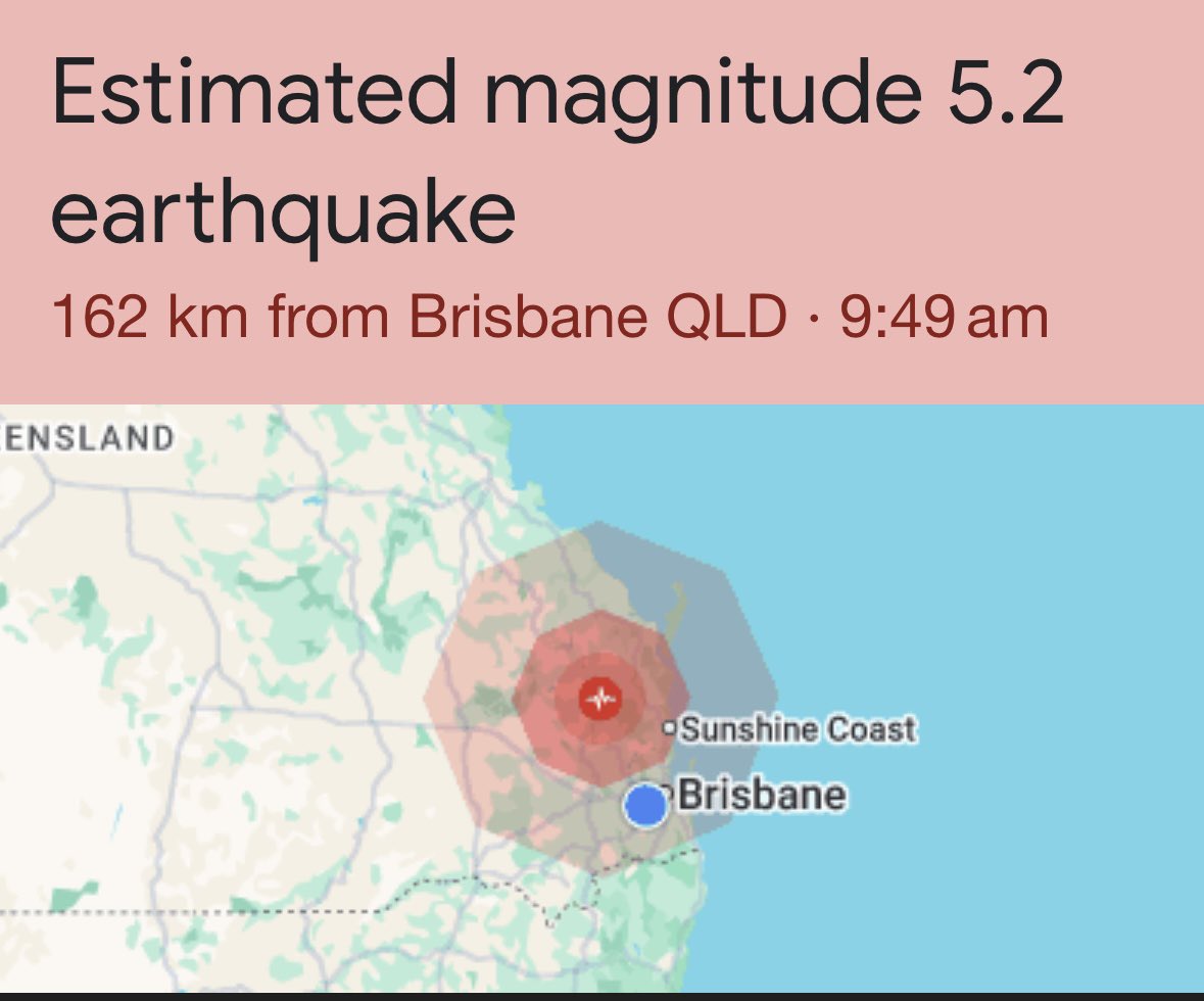 Yup. Ipswich just shook with that.

Crazy feeling.