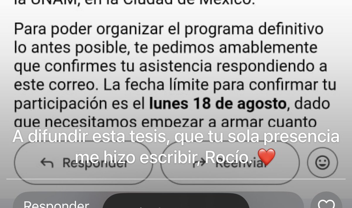 conies_18's tweet photo. Cuando sientas que te quieran recuerda que a mí me escribieron una tesis completa https://t.co/saBZGzjys2