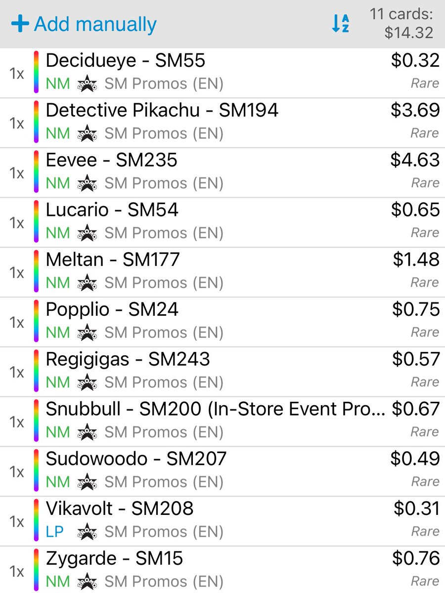 Consignment cards! 🚨

Some Sun and Moon promos! 🌞🌝 prices in photos! 📸 Thank you!