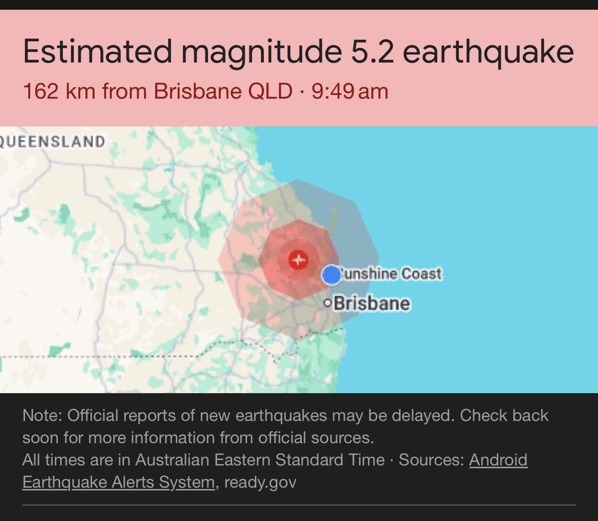 CrowdMarie's tweet image. On the Sunshine Coast, scary as walls and stairs were all shaking!  #Earthquake