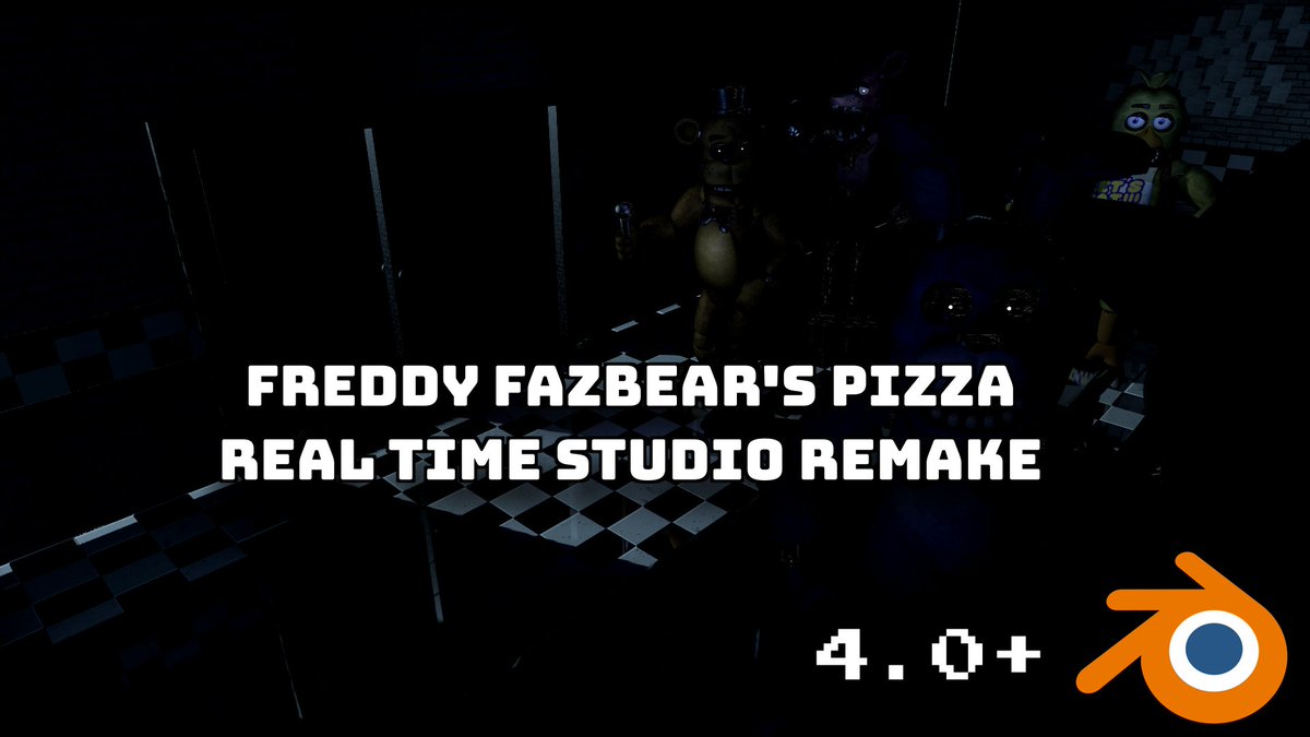Flyrydercash936's tweet photo. I made a conjoined UFMP FNaF 1 map featuring the real time studio exterior. This map is recommended for Blender 4.0 for the highest quality shadows on eevvee

Link: https://t.co/gWfz535oua https://t.co/0nOevYoQg0
