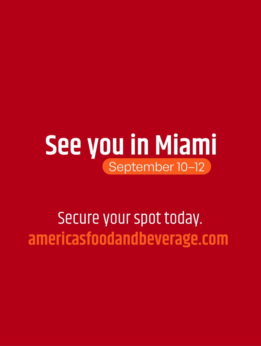 Americas Food & Beverage Show & Conference tweet media