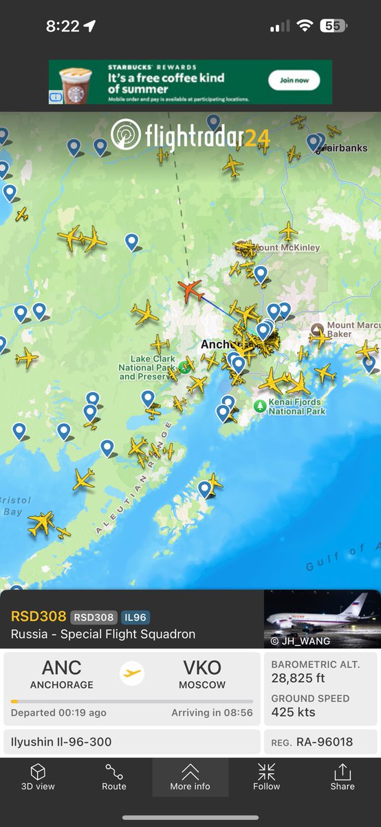 Putin flying out of the USA #putin #Trump #Alaska Get a deal done boys. End the madness.