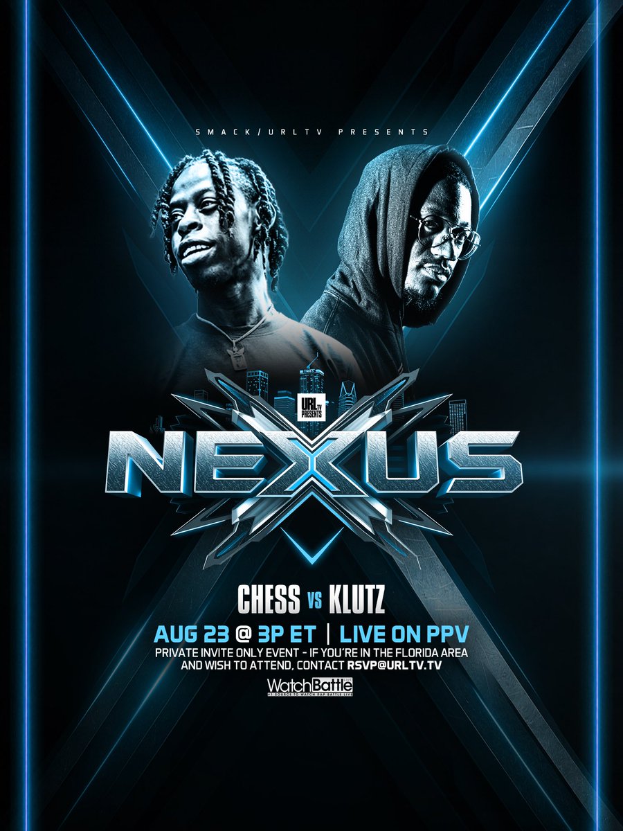 urltv's tweet photo. AUGUST 23rd @ 3pm Et |live on Ppv | private invite only event contact rsvp@urltv.tv to be a part of history @CakeLyfe_CHESS Vs @whereisklutz 

WHO WILL WIN ? #NEXUS https://t.co/L2zsQ9dbUt