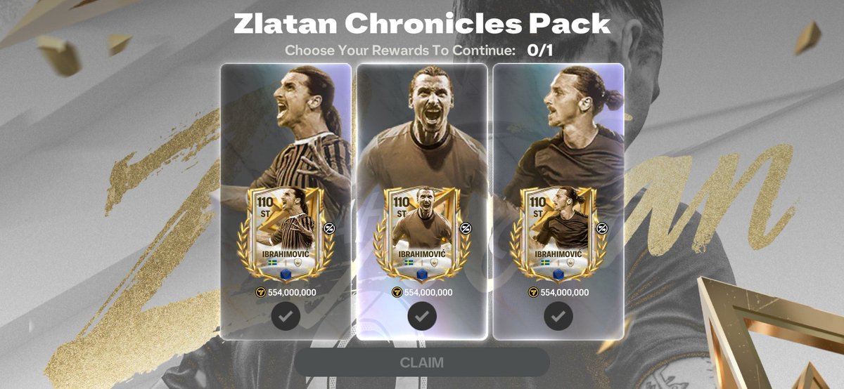 FC Mobile Universe (@eafcuniverse24) on Twitter photo Have you completed the Zlatan Chronicles... All 5 chapters.. Which Zlatan did you choose? I don't remember which one I got because he went straight to extra time tokens, stocking up ready for Captains extra time shard picks. What you doing with him? Anyone using him?
<a href="/tutiofifa/">Tío Fifah 🇨🇴 🇵🇸 حرة</a> Have you completed the Zlatan Chronicles... All 5 chapters.. Which Zlatan did you choose? I don't remember which one I got because he went straight to extra time tokens, stocking up ready for Captains extra time shard picks. What you doing with him? Anyone using him?
<a href="/tutiofifa/">Tío Fifah 🇨🇴 🇵🇸 حرة</a>