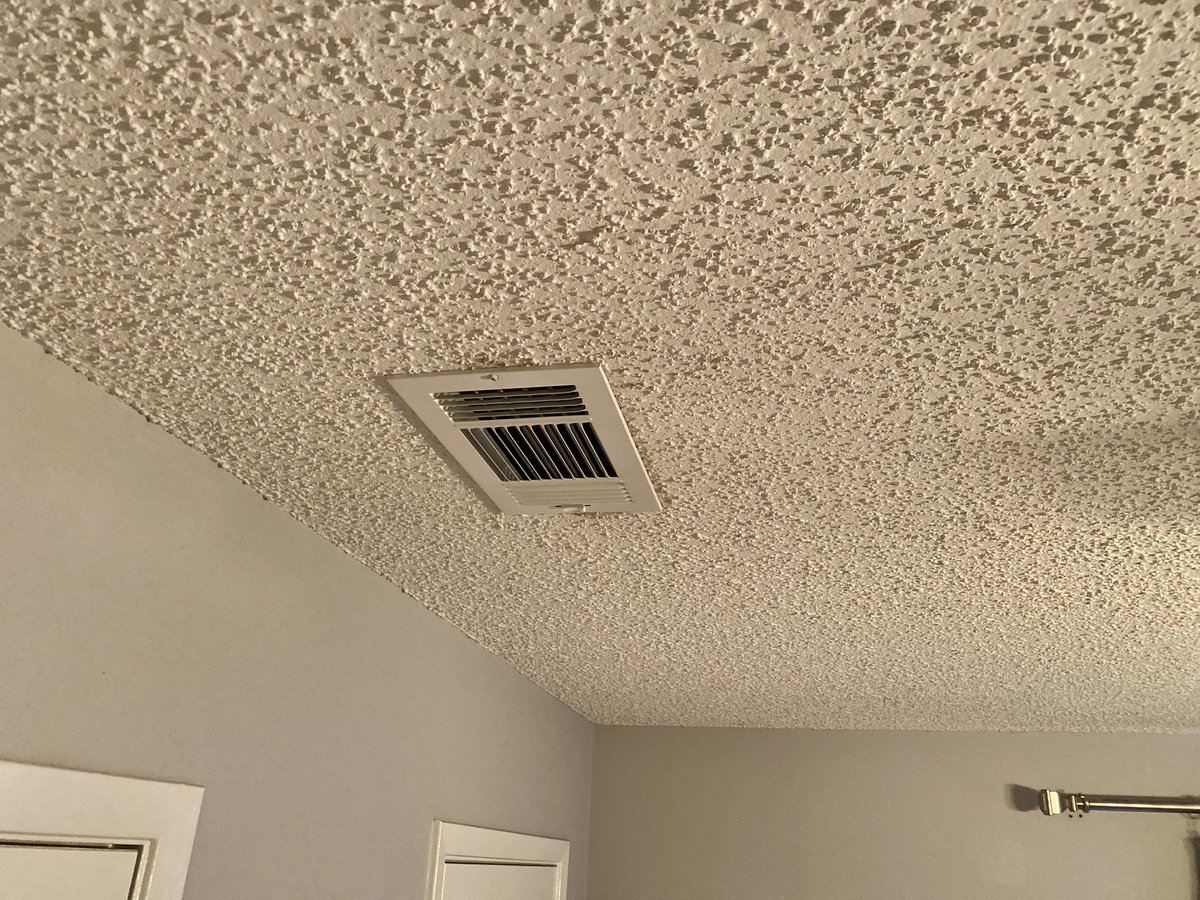 DocDeasonRealty's tweet photo. Is there a more loathed home feature than “popcorn”? I honestly don’t know of one. https://t.co/kimlnw6Oaw