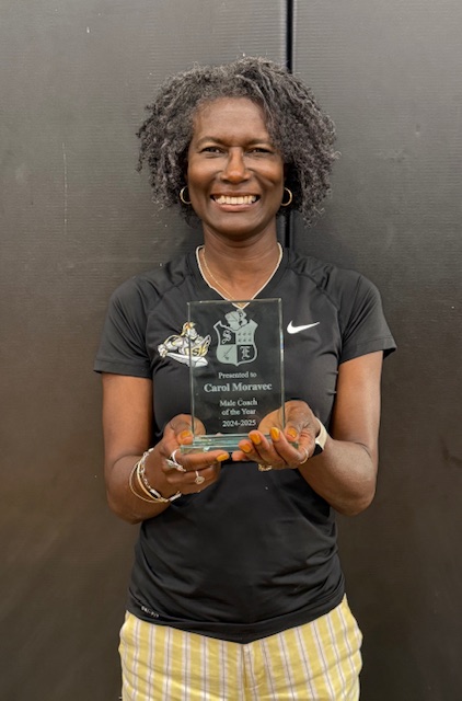 Congratulations to the 2024-2025 Male Sports Coach of the Year...Carol Moravec 🏃<a href="/LSEKNIGHTSTF/">LSE KNIGHTS TRACK AND FIELD</a>