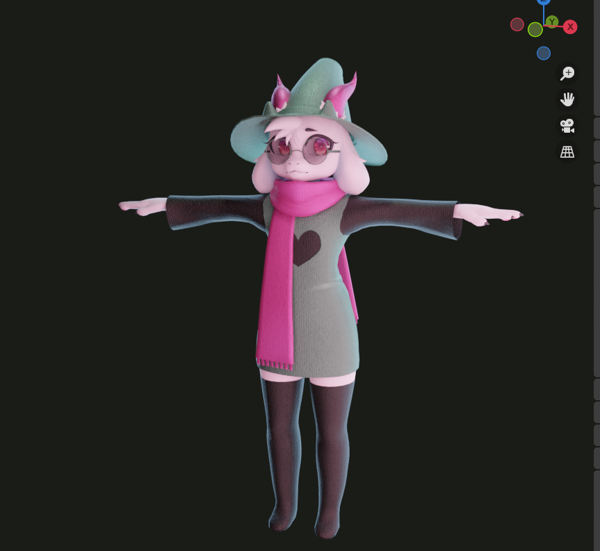 Yumily031's tweet photo. Ralsiel seems cute to me so I decided to create a model of him. 0W0
#deltarune #rasiel #3DModel https://t.co/2k2tVG5vBE