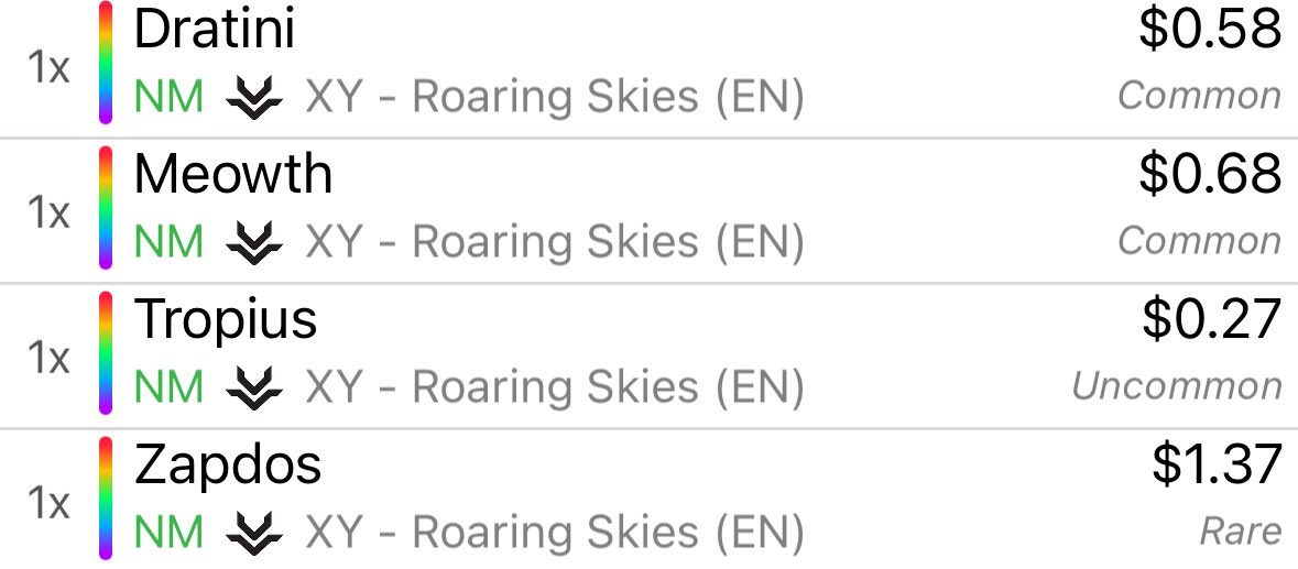 Consignment cards! 🚨

Reverse holos and holos! 🤩

Roaring Skies! 🎆 Prices in photos! 📸 Thank you!