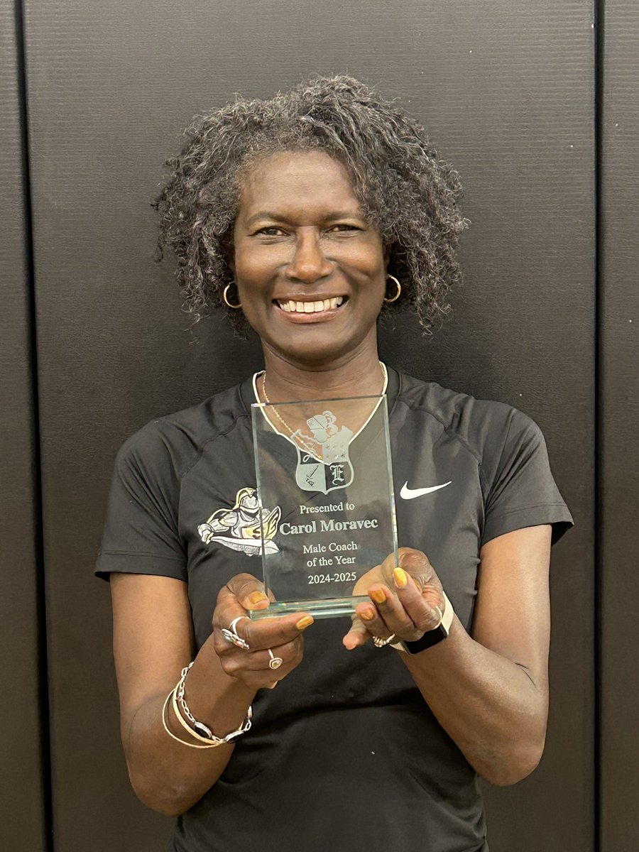 Congratulations to our own <a href="/CarolMoravec/">Carol Moravec</a> for winning 2024-25 Male Sports Coach of the Year. Your effort and dedication towards all of our athletes does not go unnoticed! Keep it up!!! <a href="/LSEAthletics/">LSE Athletics</a>