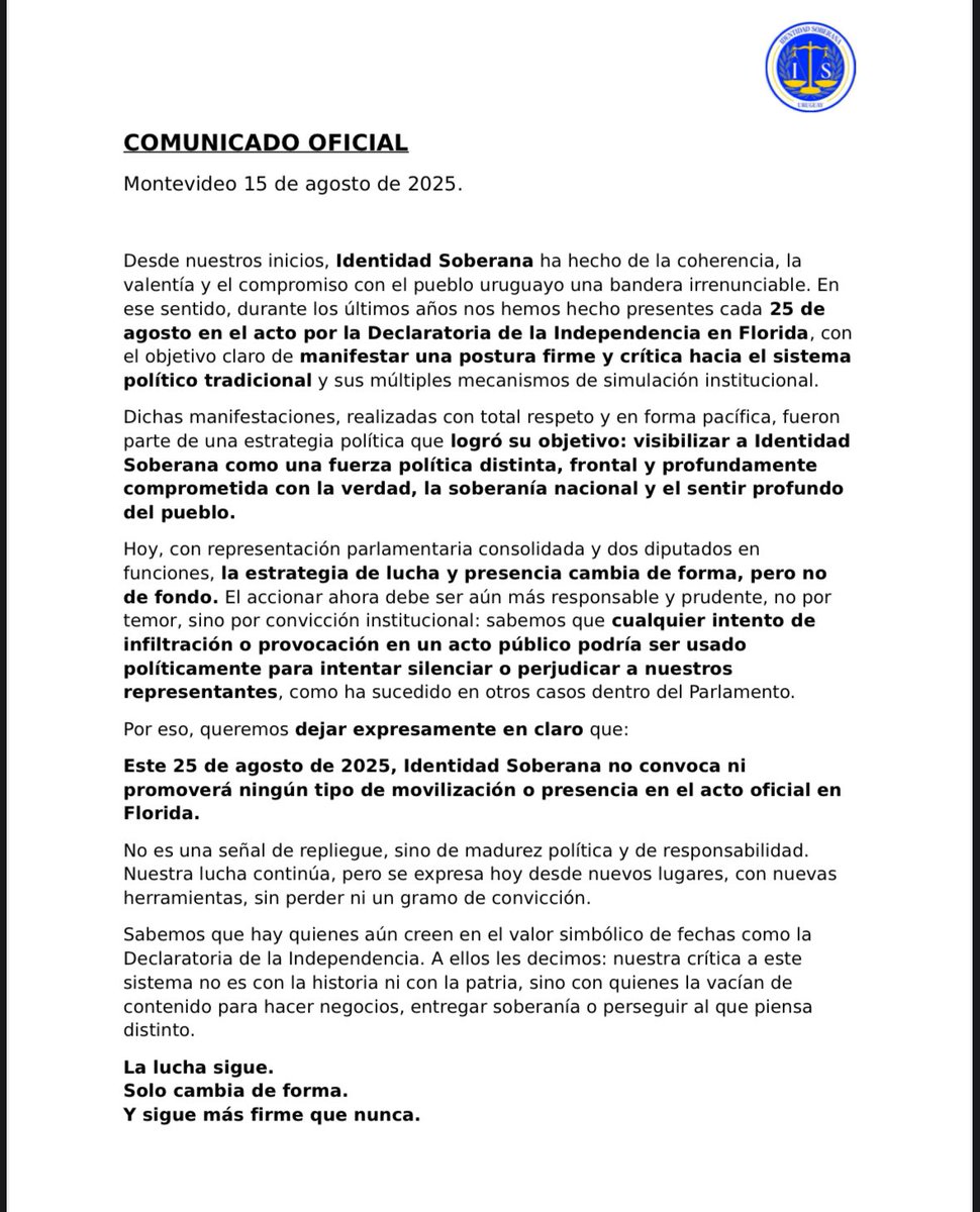 📃 𝐂𝐎𝐌𝐔𝐍𝐈𝐂𝐀𝐃𝐎 𝐑𝐄𝐅𝐄𝐑𝐄𝐍𝐓𝐄 𝐀𝐋 𝐏𝐑𝐎́𝐗𝐈𝐌𝐎 𝟐𝟓 𝐃𝐄 𝐀𝐆𝐎𝐒𝐓𝐎 𝐃𝐄𝐋 𝟐𝟎𝟐𝟓. 
-
<a href="/sallelorier/">Dr. Salle Lorier</a>