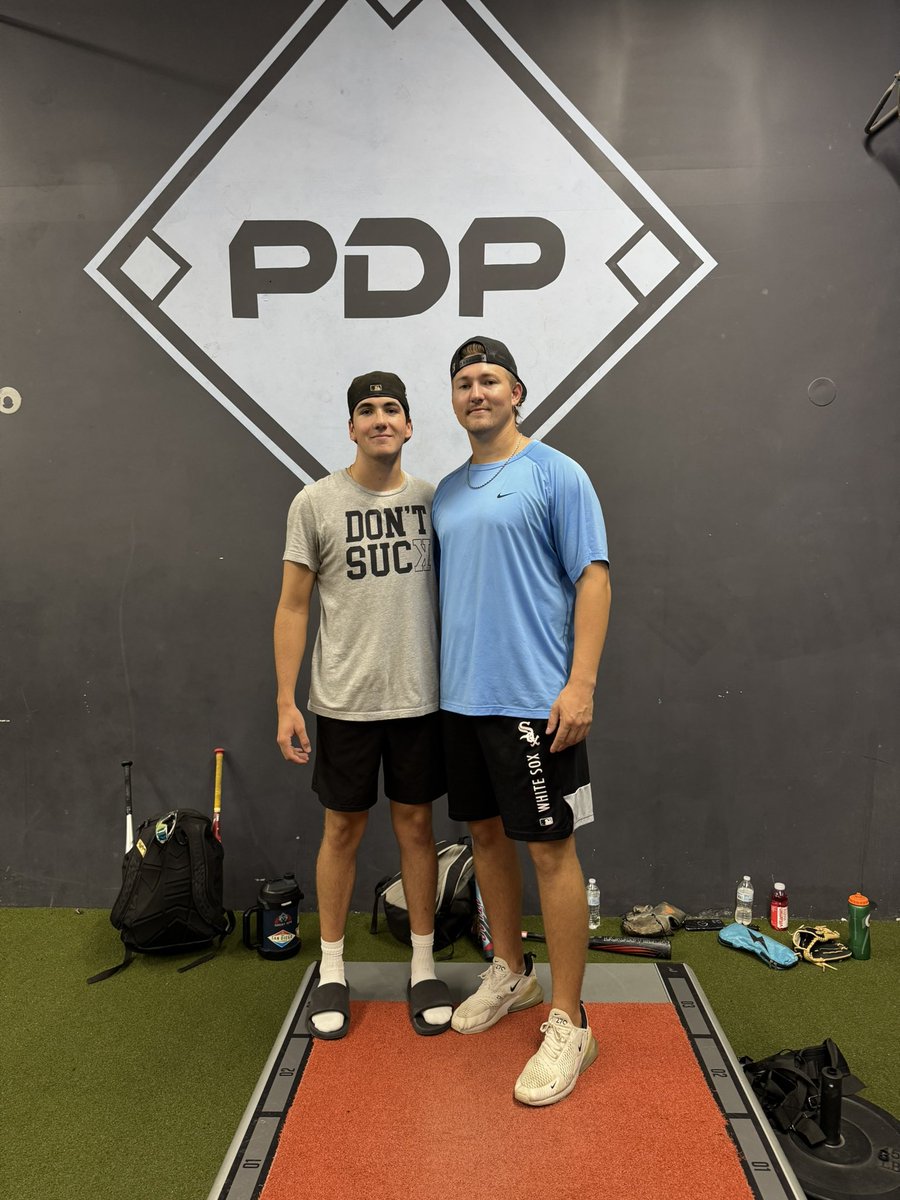 Last day for Logan Price (<a href="/LoganPrice_03/">Logan Price</a> ) at <a href="/PDPAthletics/">PDP Athletics</a> before he heads back to school. Big time summer getting up to 94.8 indoors, refined the splitter to throw it harder and create more depth, and put on 10-15 pounds. Going to have an incredible year with <a href="/cssbaseball/">Saints Baseball</a>