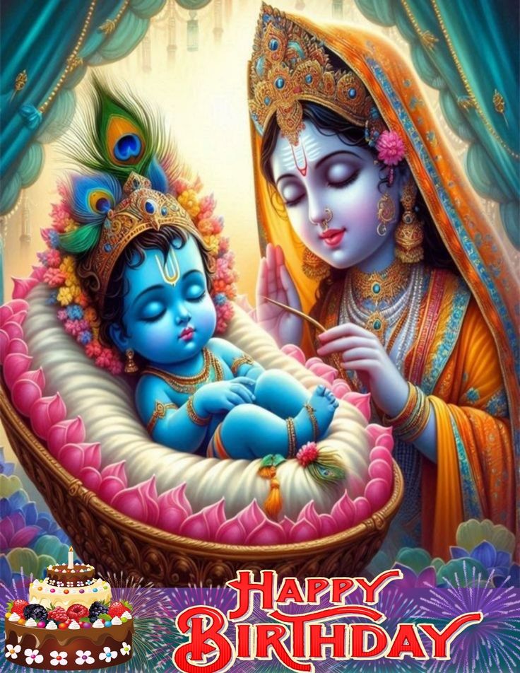 जय श्री कृष्ण 🥰 शुभ प्रभात वंदन 
श्री कृष्ण जन्माष्टमी की आप सभी भक्तों को हार्दिक शुभकामनाएं!!🎉