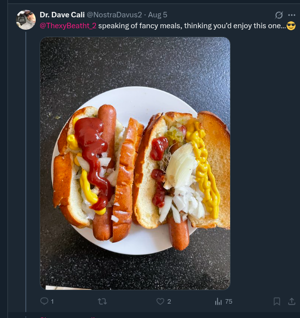 Again, warning for needless snark: If, as a part of a neuropsychological evaluation, you were asked to make two hotdogs there would be a lot of scribbling in the notes, get me?