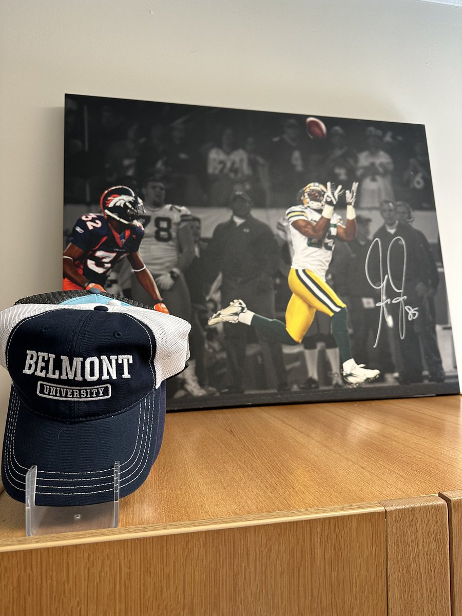 Our son couldn’t move into <a href="/BelmontUniv/">Belmont University</a> without his favorite canvas! <a href="/GregJennings/">Greg Jennings</a>