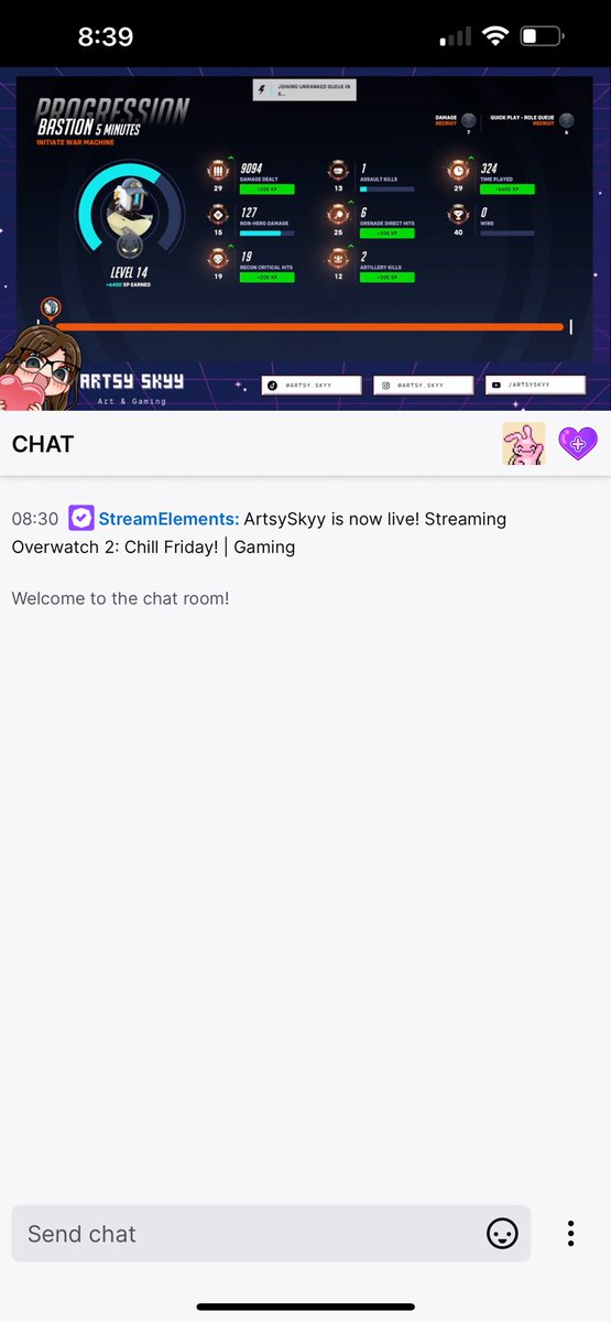 ArtsySkyyy's tweet photo. I’m live! Playing overwatch on twitch!
https://t.co/GHA3XW2Pjy ✨
#twitchstreamer #newstreamer #twitchclips #twitchtok #twitchmoments #cozystreamer #videogames #Minecraft #strardewvalley #paliagameplay #gameplay #newstreamers https://t.co/EZyhqcxSjt