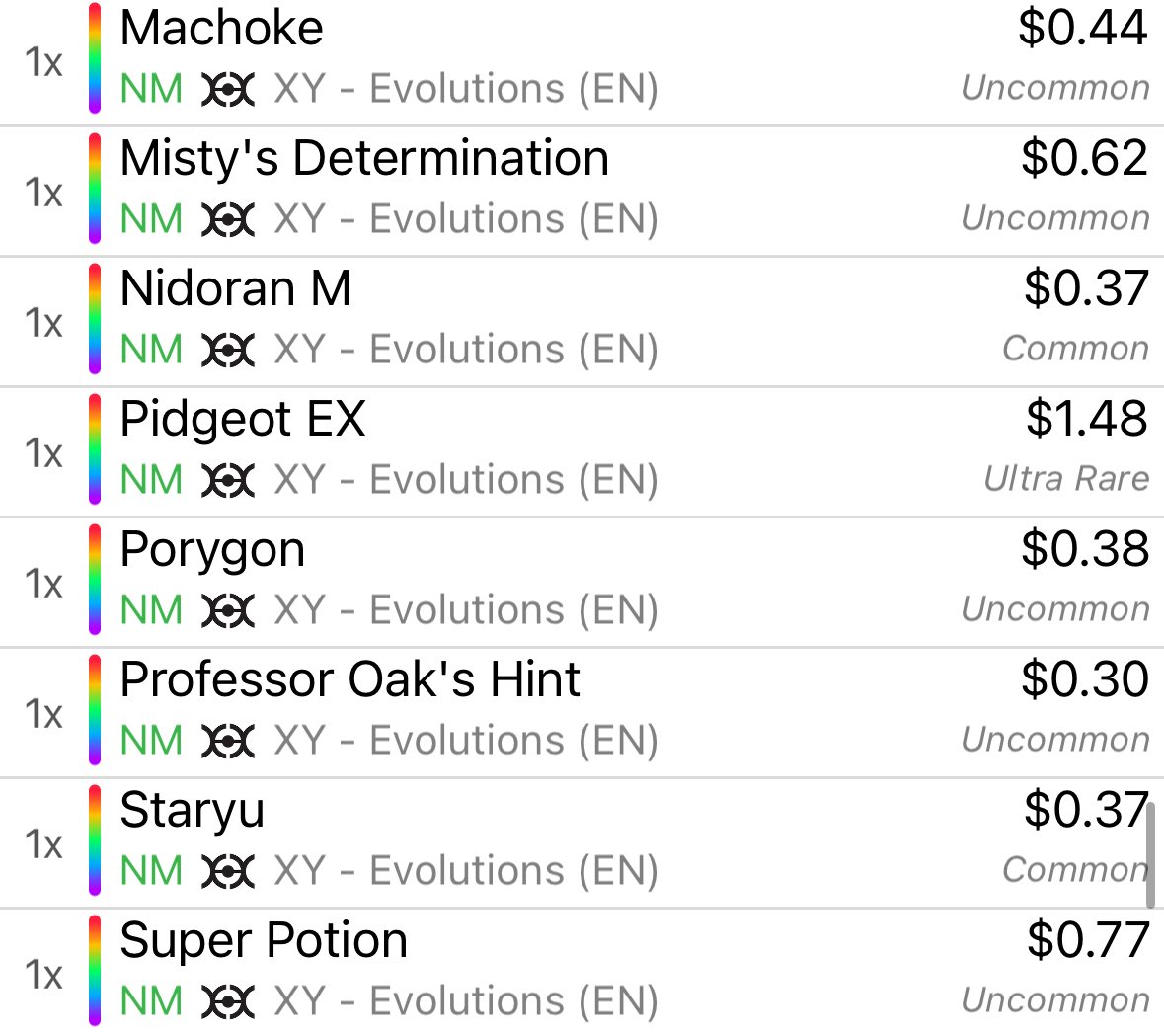 Consignment cards! 🚨

Reverse holos and holos! 🤩

Evolutions 🦖🚀 Prices in photos! 📸 Thank you!