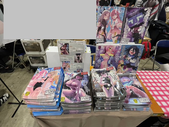 夏コミ設営完了!よろしくお願いします〜 