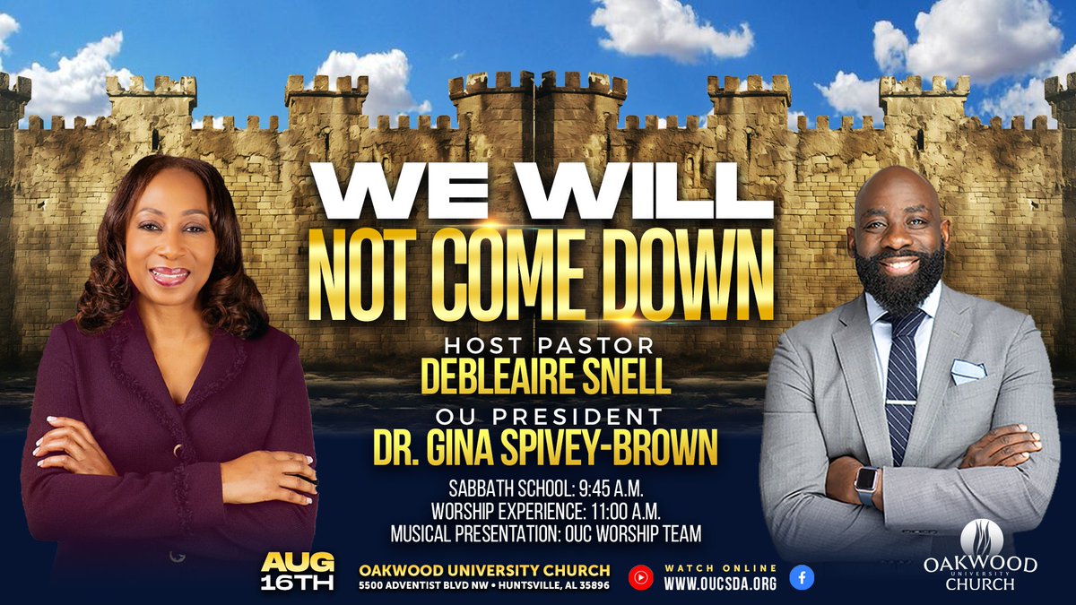 Oakwood University Church tweet media