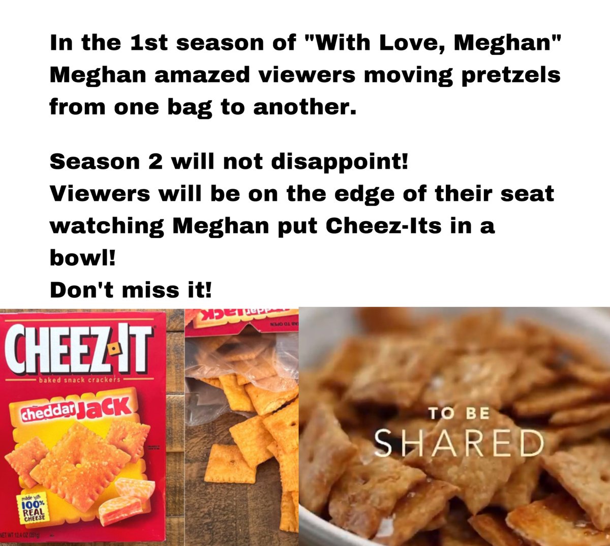 EvilMidget (@anniebanananie1) on Twitter photo <a href="/CrazyDaysPoster/">CRAZY DAYS AND NIGHTS</a> Who wants to show up for burnt cookies infested with bugs and watch her put cheez-it’s in a bowl as she claps like a seal? <a href="/CrazyDaysPoster/">CRAZY DAYS AND NIGHTS</a> Who wants to show up for burnt cookies infested with bugs and watch her put cheez-it’s in a bowl as she claps like a seal?