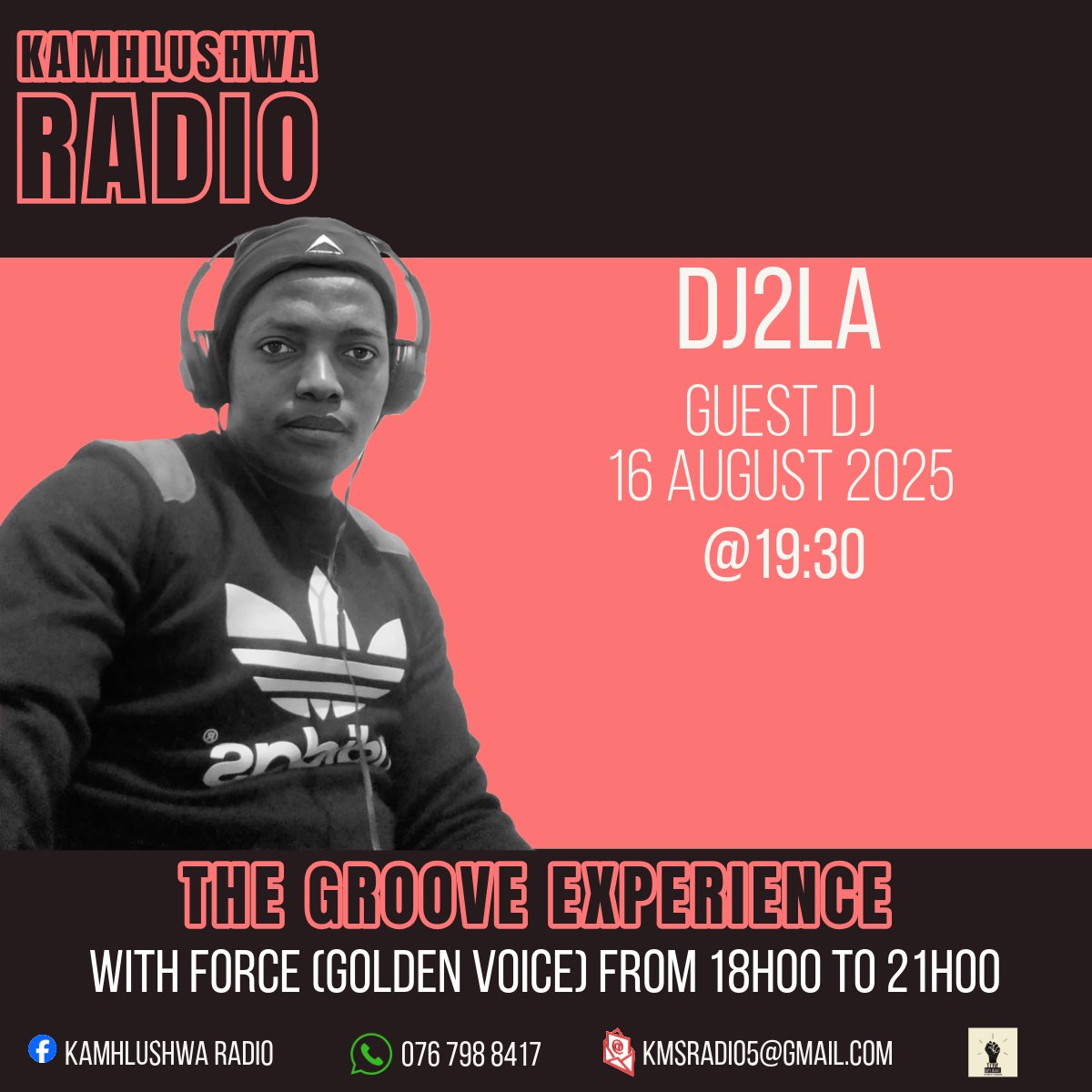 ThulaAka's tweet photo. Namhlanje sila📍

 Kamhlushwa Radio 📻(in Mpumalanga) on The Groove Experience with Mthokozisi Force (Golden Voice) from 18:00 to 21:00 

My mix starts @19:30

#BunandziGalo #KamhlushwaRadio 

Streaming link: https://t.co/vpawnay26e

https://t.co/WnpPEEkBsD https://t.co/KOP2tn1LEJ