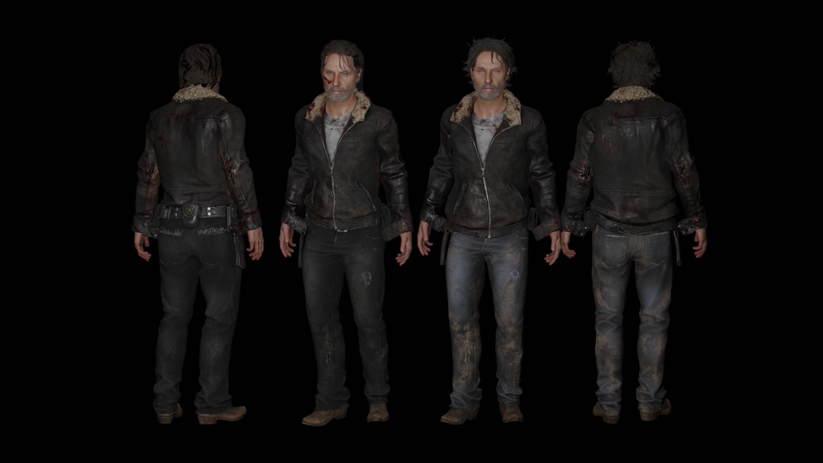 Did some changes to Rick Grimes' very rare skin to make it more similar to the series plus i changed the animation slightly