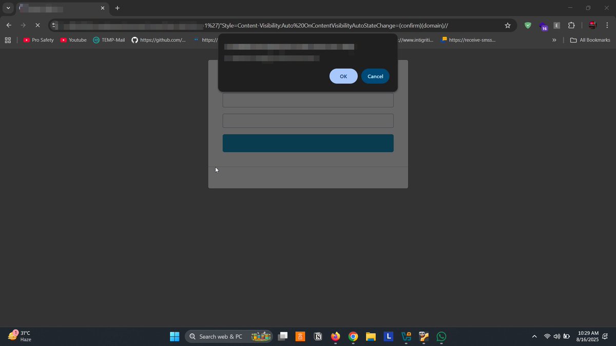 mujtabasec's tweet image. I found some RXSS on a HackerOne program.

You should go back to your old program and check for new live hosts and apply your methods

#websecurity #BugBounty  #hackerone #cybersecurity #pentesting