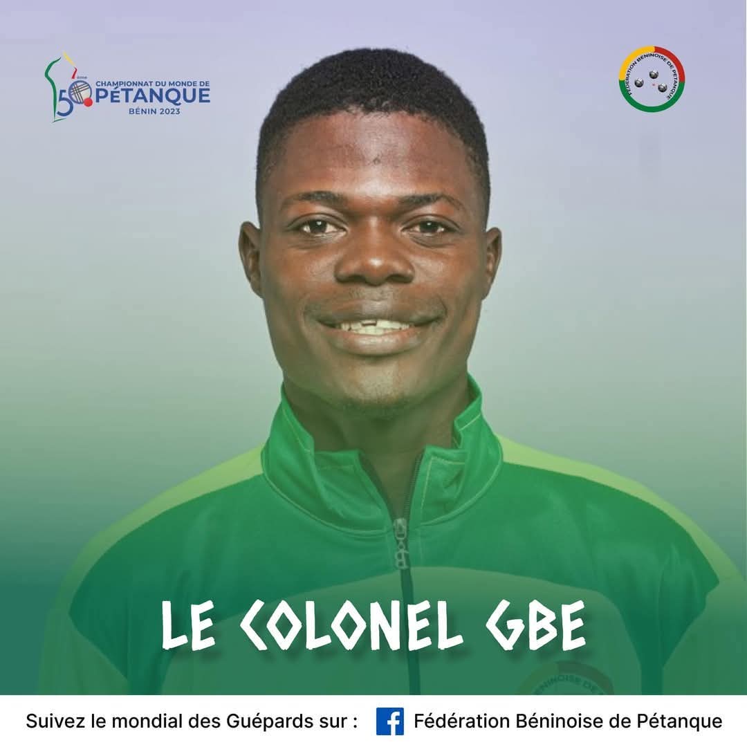 actualites229's tweet photo. 🇧🇯 🇨🇳 Jeux Mondiaux de Chengdu en Chine || Le bouliste béninois Marcel Gbétablé est champion du monde de tir de précision. Victoire 29-25 face à l’italien. https://t.co/cqcRK7Ts9c