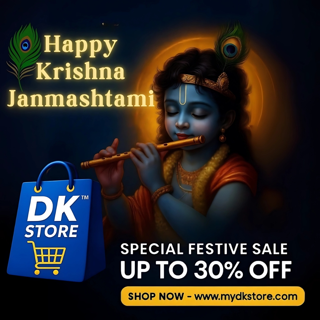 Mydkstore's tweet photo. 🙏 Happy Krishna Janmashtami!
May the blessings of Shri Krishna fill your life with love, joy, and prosperity 🌸
Celebrate devotion with discounts — Special Festive Sale up to 30% OFF at DK Store 💙
🛍️ Shop Divine Deals → https://t.co/x4aKn92gNY
✨ Jai Shri Krishna! ✨ https://t.co/V7CencdZa1