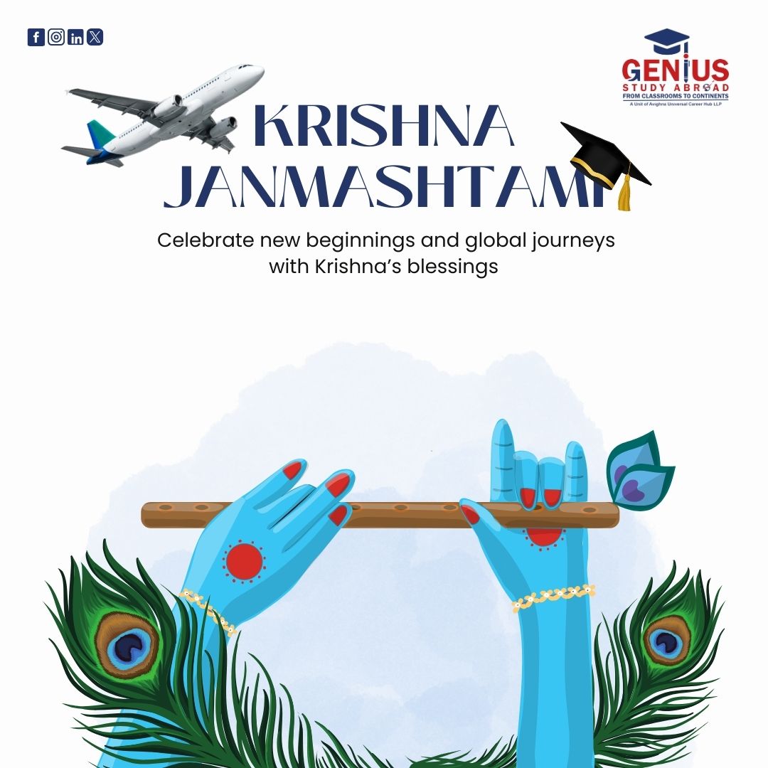 study33990's tweet photo. Just like Krishna’s flute spreads harmony, may your study abroad dreams bring joy, success, and opportunities without limits. 💙🎓

#krishnajanmashtami #geniusstudyabroad #GlobalOpportunities #NewBeginnings #StudyAbroadDreams #beststudyabroadconsultants #beststudyabroadconsultant https://t.co/2YmzgPGiyq