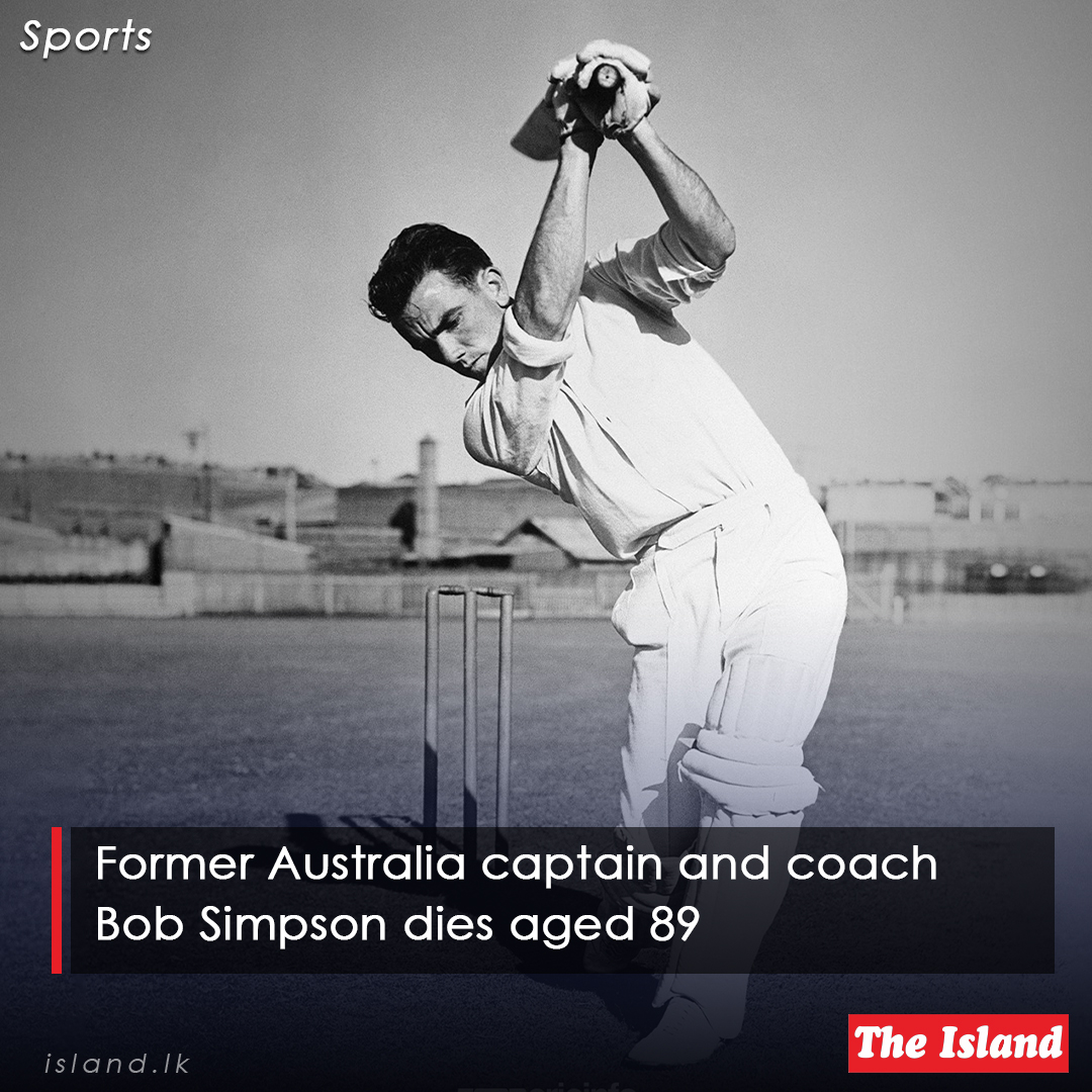 theisland_lk's tweet image. tinyurl.com/j8c64h92

Former Australia captain and coach Bob Simpson dies aged 89

#TheIsland #TheIslandnewspaper #BobSimpson #Australiancricket