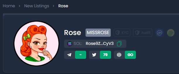 MissRoseSol's tweet photo. 🌹 Exciting news for $MISSROSE! 🌹
We’re now officially listed on Coinsniper 🚀

✅ Vote for $MISSROSE and help us climb the rankings to the top!
👉 https://t.co/kGkC5PkKtX

Every vote counts — let’s show the strength of the #RoseArmy 💪🔥

#Solana #CryptoCommunity #MISSROSE https://t.co/CVuT2CSB9s