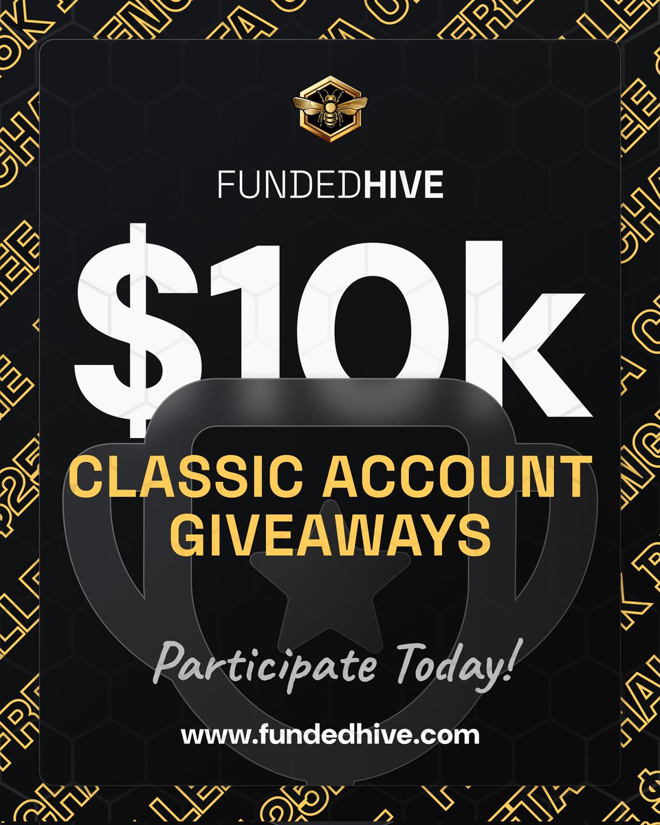 Trade Cloud (@trade_cloud_) on Twitter photo ๐ GIVEAWAY ALERT ๐
Win 3ร 10K Accounts <a href="/FundedHive/">FundedHive</a> ๐ฐ๐
โก Instant payouts | On Demand| ๐๏ธ NFT certs | ๐ค No interviews
How to Enter:
1๏ธโฃ Follow <a href="/Trade_Cloud_/">Trade Cloud</a> & <a href="/FundedHive/">FundedHive</a>
2๏ธโฃ Register: fundedhive.com/?ref=4O0NMYDVEX
3๏ธโฃ post registration proof in comments
๐ Winners on Aug 22th! ๐ GIVEAWAY ALERT ๐
Win 3ร 10K Accounts <a href="/FundedHive/">FundedHive</a> ๐ฐ๐
โก Instant payouts | On Demand| ๐๏ธ NFT certs | ๐ค No interviews
How to Enter:
1๏ธโฃ Follow <a href="/Trade_Cloud_/">Trade Cloud</a> & <a href="/FundedHive/">FundedHive</a>
2๏ธโฃ Register: fundedhive.com/?ref=4O0NMYDVEX
3๏ธโฃ post registration proof in comments
๐ Winners on Aug 22th!