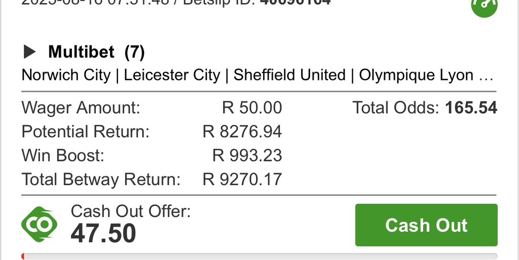 Strongest Straight Win.
Betway Code BWAF0D278