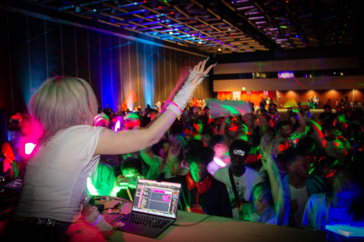 JT (@mynamejt) on Twitter photo Pics from <a href="/toriena/">🥩TORIENA🩸</a> 's set from the Saturday night
<a href="/AtkTheMusic/">Attack The Music</a> dance #SYNERGY北 at <a href="/otakuthon/">Otakuthon</a> 
#otk25 
SAT album: flic.kr/s/aHBqjCqXvB Pics from <a href="/toriena/">🥩TORIENA🩸</a> 's set from the Saturday night
<a href="/AtkTheMusic/">Attack The Music</a> dance #SYNERGY北 at <a href="/otakuthon/">Otakuthon</a> 
#otk25 
SAT album: flic.kr/s/aHBqjCqXvB