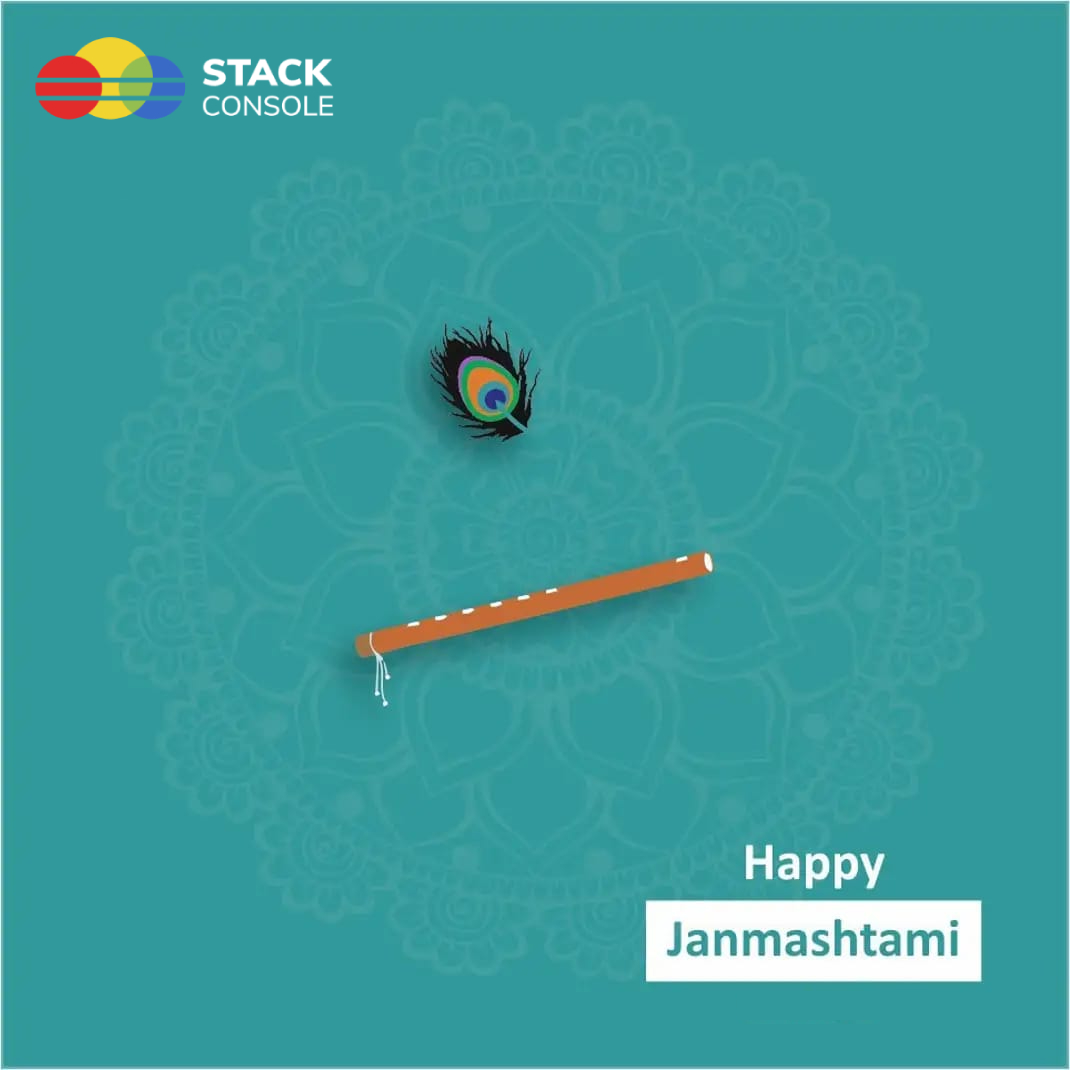 stackconsole's tweet image. 🌸✨ Happy Janmashtami! ✨🌸
On this auspicious day, we celebrate the birth of Lord Krishna — a symbol of wisdom, joy, and divine strength. 🌿💫
🌼 Wishing you and your loved ones a joyous and blessed Janmashtami! 🌼