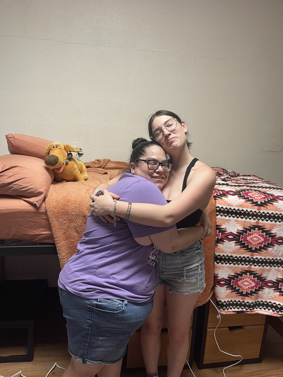 Dropped this young lady off at college today😭😭😭1/3 of my heart is 2.5hrs away from me now and it’s so hard…I’m so proud of who she’s becoming and she’ll be the best AG Teacher ever!! #RollTexans #TSU2029