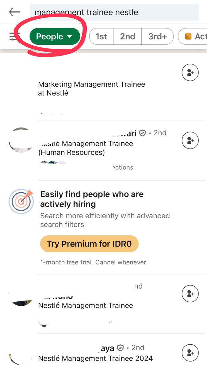 sm4rtazz's tweet photo. @raralvv @worksfess search aja nama program nya, terus pilih yg people:
Contoh:
"Management Trainee PT X" https://t.co/uZ9EKy54KS