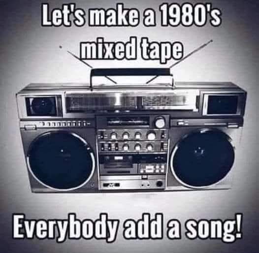 And go! #80sMixedTape
