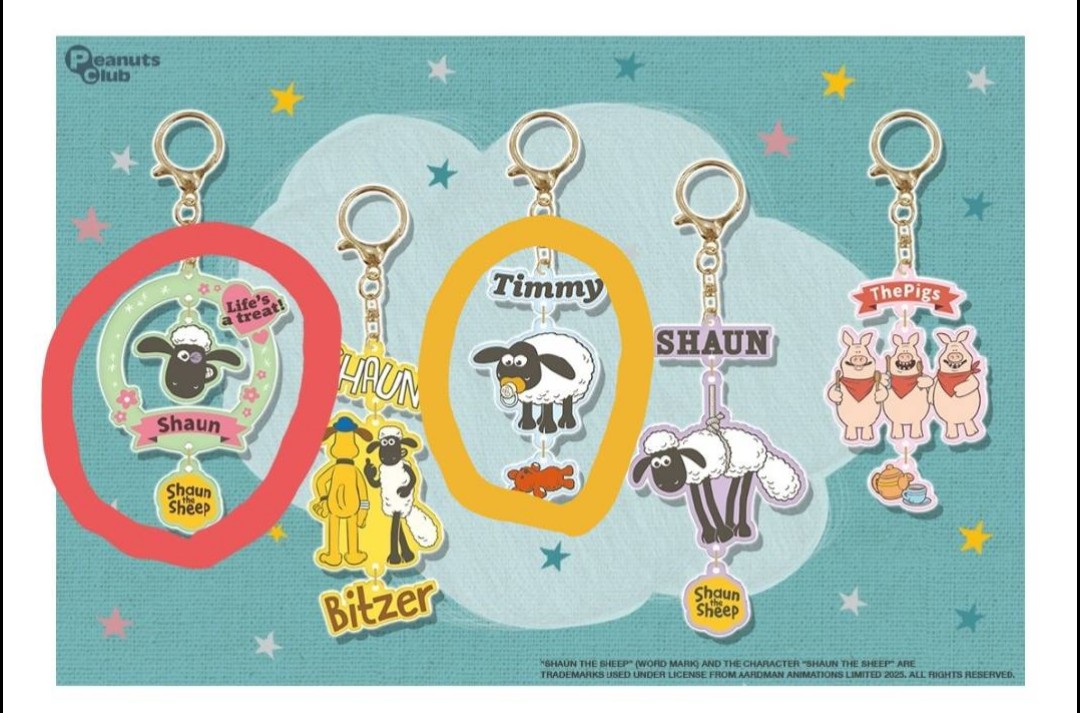srv_j4's tweet photo. Shaun the Sheep  ゆらゆら 
                                キーホルダー   交換

譲   A  Shaun  赤◯

求  B  Timmy  黄◯ https://t.co/TqSBFOlWW7