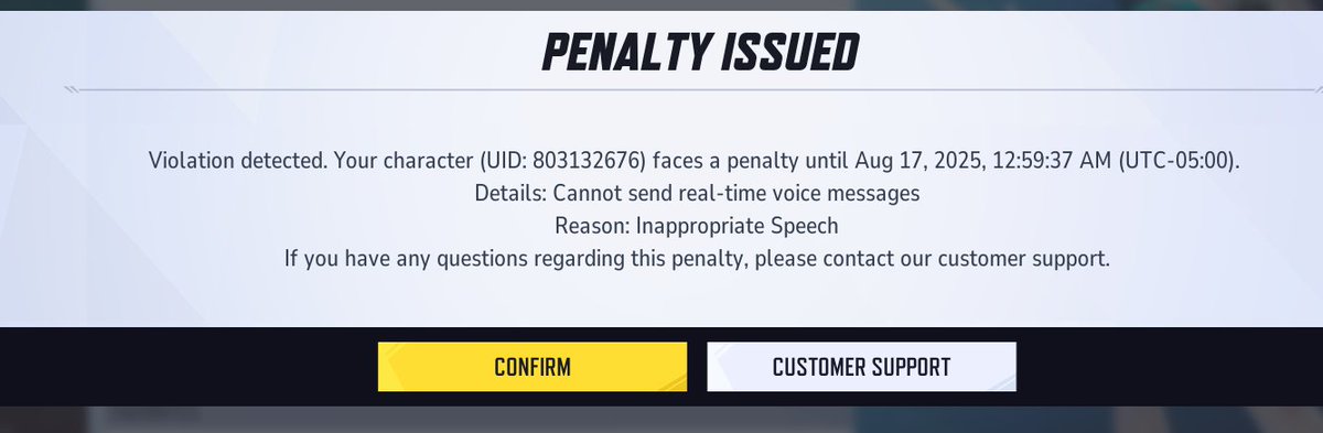 like I said fuck one time and I got another 1 day comms ban like bro what