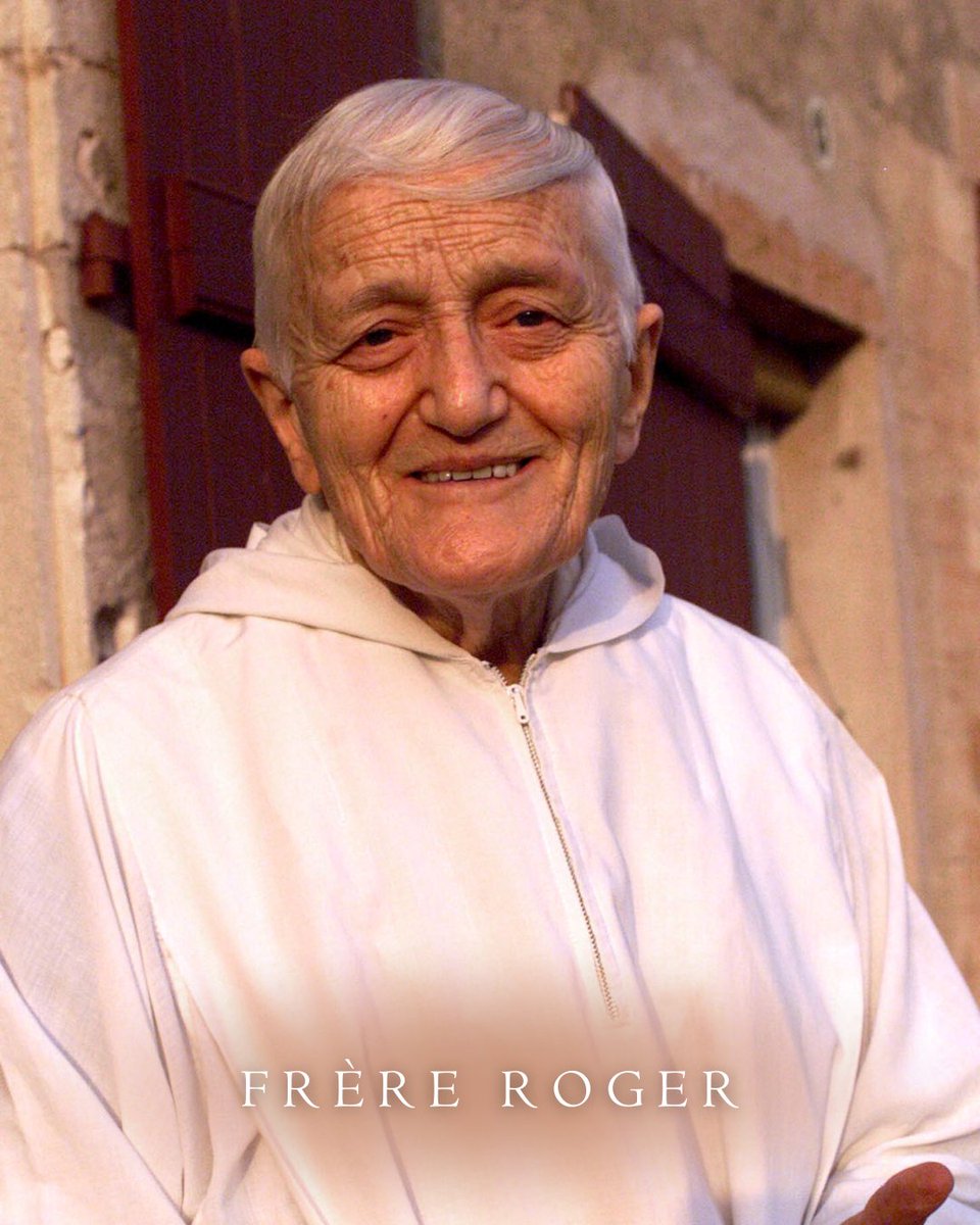 Deutsche Bischofskonferenz (@dbk_online) on Twitter photo Anlässlich des 20. Todestages von Frère Roger, dem Gründer der ökumenischen Gemeinschaft von Taizé, erinnert der Vorsitzende der Deutschen Bischofskonferenz, Bischof Dr. Georg Bätzing, an seine geistliche Strahlkraft und das bleibende Erbe seines Wirkens:
„Frère Roger war ein Anlässlich des 20. Todestages von Frère Roger, dem Gründer der ökumenischen Gemeinschaft von Taizé, erinnert der Vorsitzende der Deutschen Bischofskonferenz, Bischof Dr. Georg Bätzing, an seine geistliche Strahlkraft und das bleibende Erbe seines Wirkens:
„Frère Roger war ein