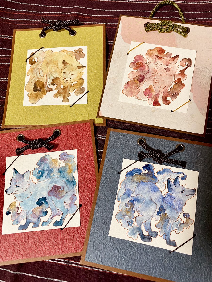 【展示会お知らせ】

神使幻獣展(2025)に参加します🦊
2025/8/30-9/7
主催:蒼魚様
場所:アトリエコメット様(浅草)

今年は神使狐たちと色とりどりな狐を描きました🦊
ポストカードは神使・幻獣が描かれたものをセレクトしています🐉🐦‍🔥
新作原画と新作ステッカーもあります♡

#神使幻獣展 