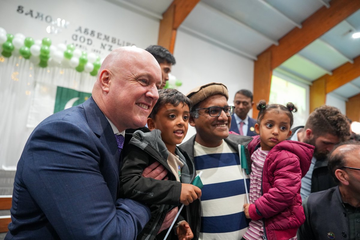 Celebrating Pakistan Independence Day with Auckland’s Pakistani community today.