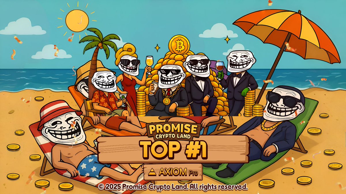 $PROMISE just hit Top#1 on AXIOM. Eyes up.
axiom.trade/meme/21X9C9rkb…